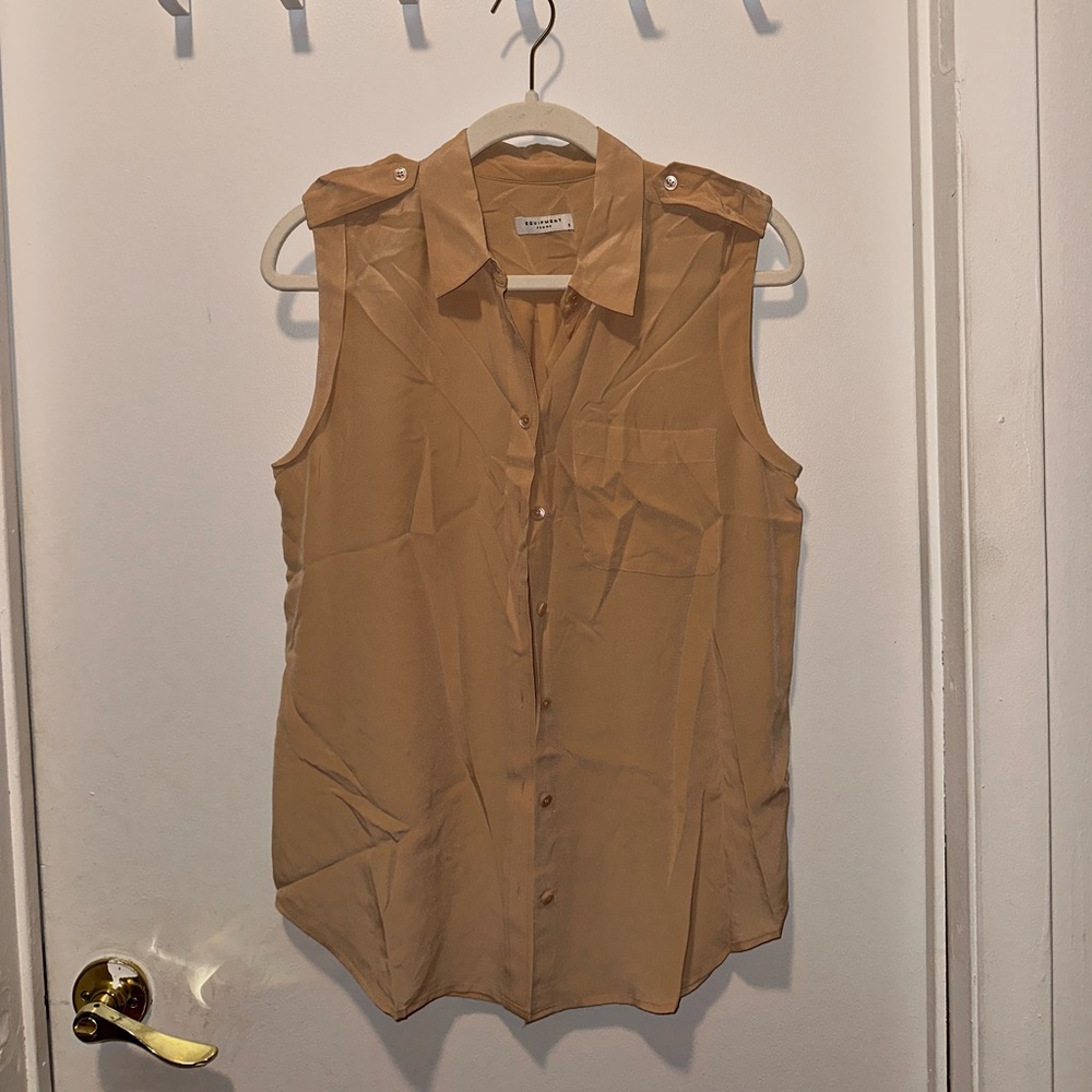Equipment silk blouse size small